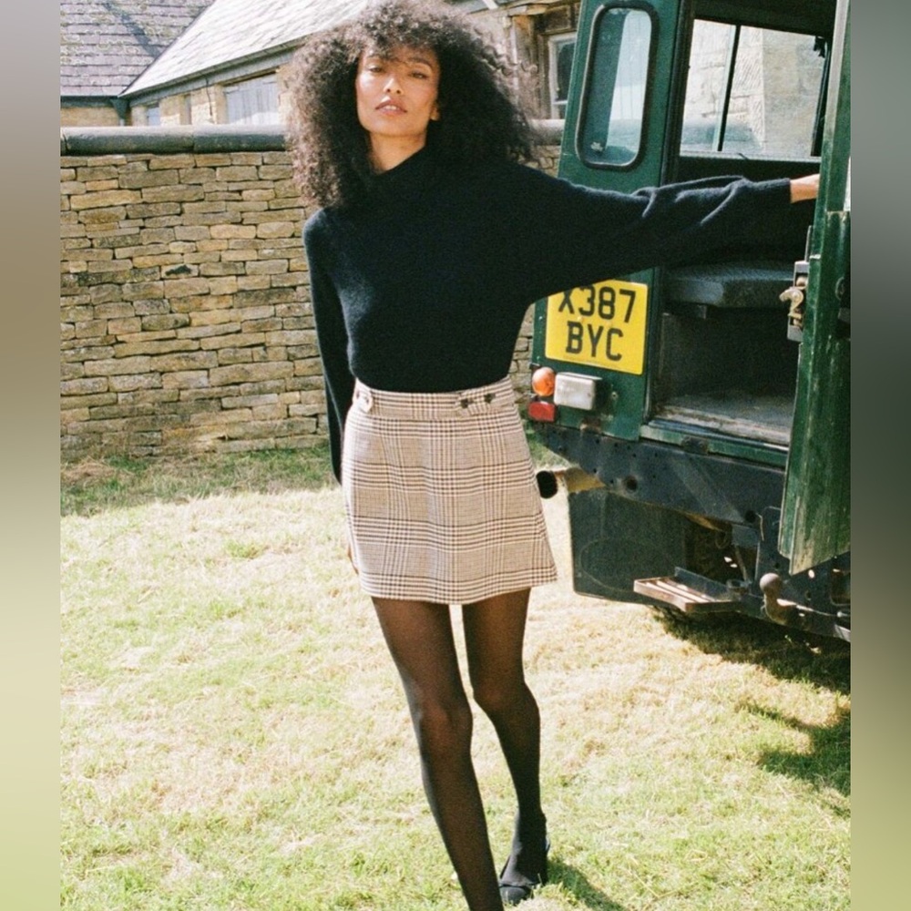 Doen Chieri Skirt in Sommerville Check